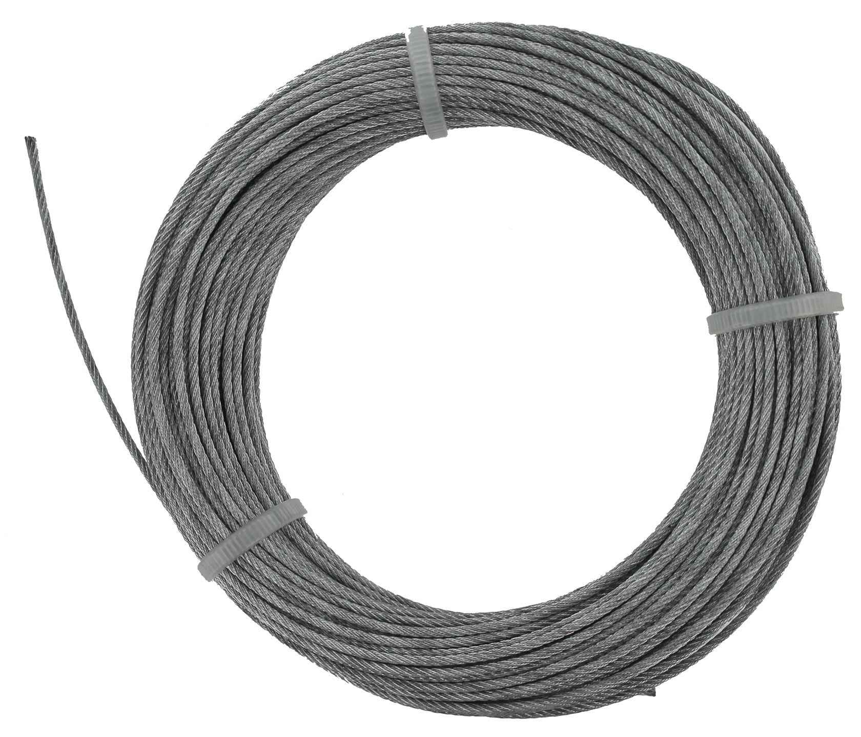 Baron 1/16 in. D X 50 ft. L Galvanized Steel Aircraft Cable - Image 2