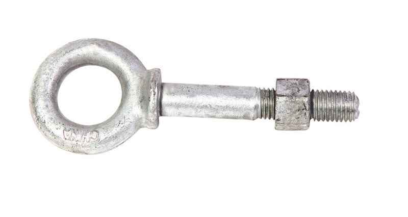 Baron 1/2 in. X 6 in. L Hot Dipped Galvanized Steel Shoulder Eyebolt Nut Included - Image 2