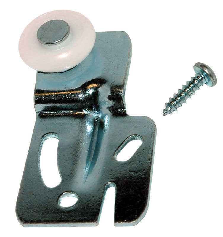 Barton Kramer 7/8 in. D X 0.25 in. L Mill Silver Steel Closet Door Hanger 2 pk - Image 2