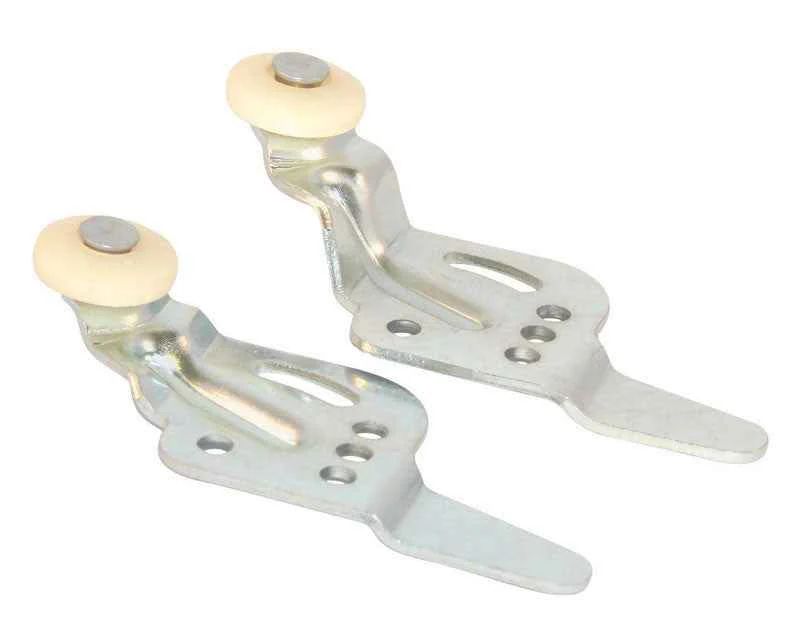 Barton Kramer 3/4 in. D X 1/2 in. L Mill Silver Aluminum Closet Door Hanger 4 pk - Image 2