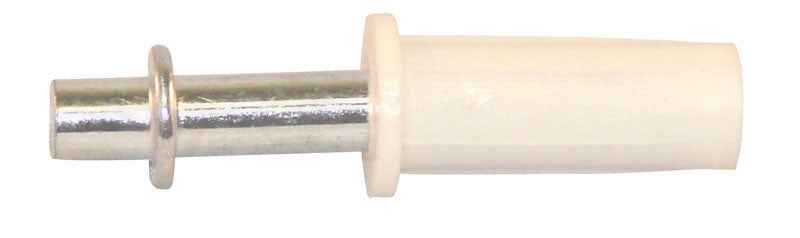 Barton Kramer 3/8 in. D X 1/4 in. L White Plastic Bi-fold Door Pivot 2 pk - Image 2