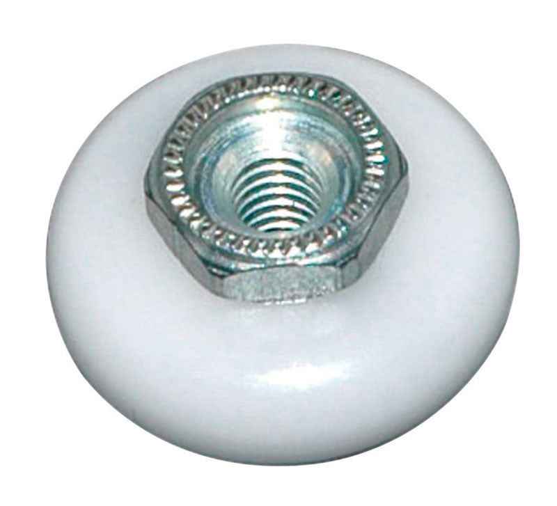 Barton Kramer 3/4 in. D X 1/4 in. L Nylon/Plastic Shower Door Wheel 2 pk - Image 2