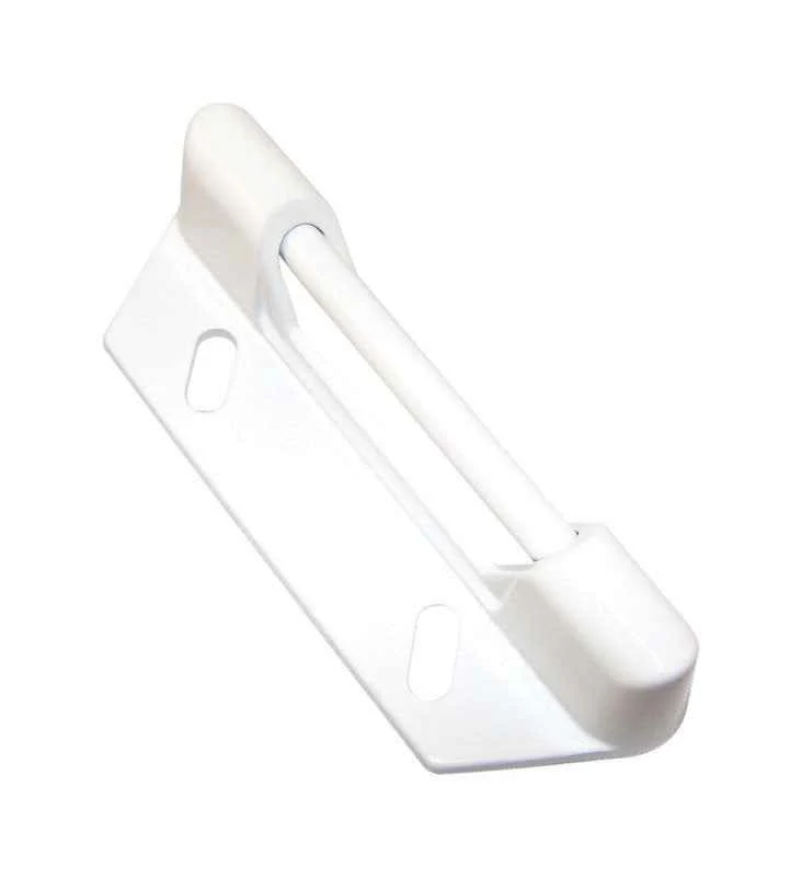 Barton Kramer Satin White Aluminum Door Latch 1 pk - Image 2