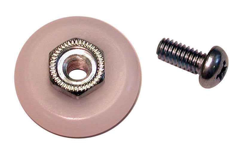 Barton Kramer 7/8 in. D X 1/4 in. L Nylon Roller Assembly 2 pk - Image 2