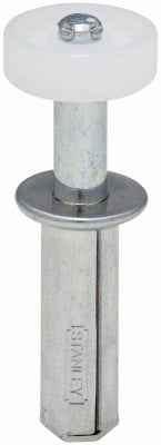 National Hardware Zinc-Plated Plastic/Steel Bi-fold Door Top Wheel Guide 1 pk - Image 2