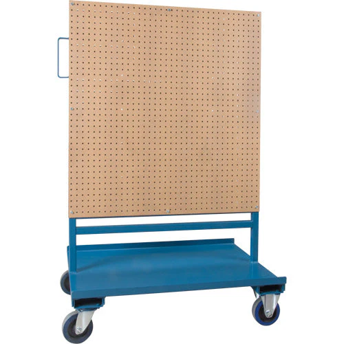 Bin/Pegboard Combo Rack, Double-sided, 38" W x 24-1/2" D x 55" H - Image 2