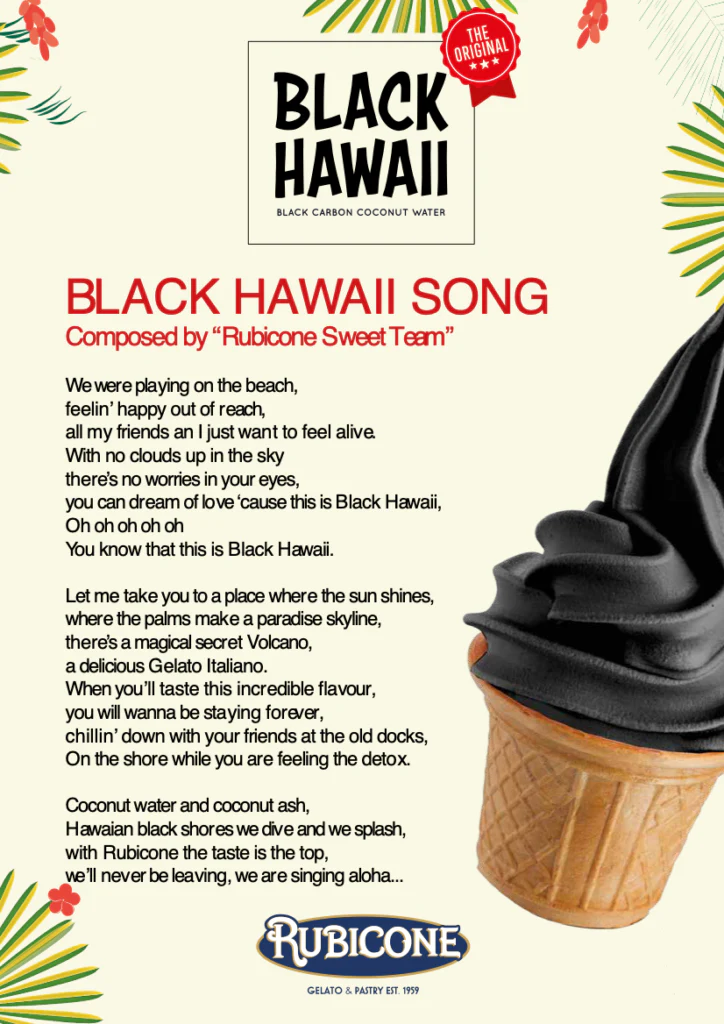 Black Hawaii Ready Base for Gelato & Soft Serve - Case of 8 x 1.45 KG bags - Rubicone Canada - Ships Free Within Canada on Orders Above CAD $199 - Image 4