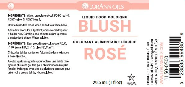 Blush Liquid Food Color - Liquid Food Coloring - 4 oz - 1 Gallon - Ships Free Within Canada on Orders Above CAD $199 - Image 2