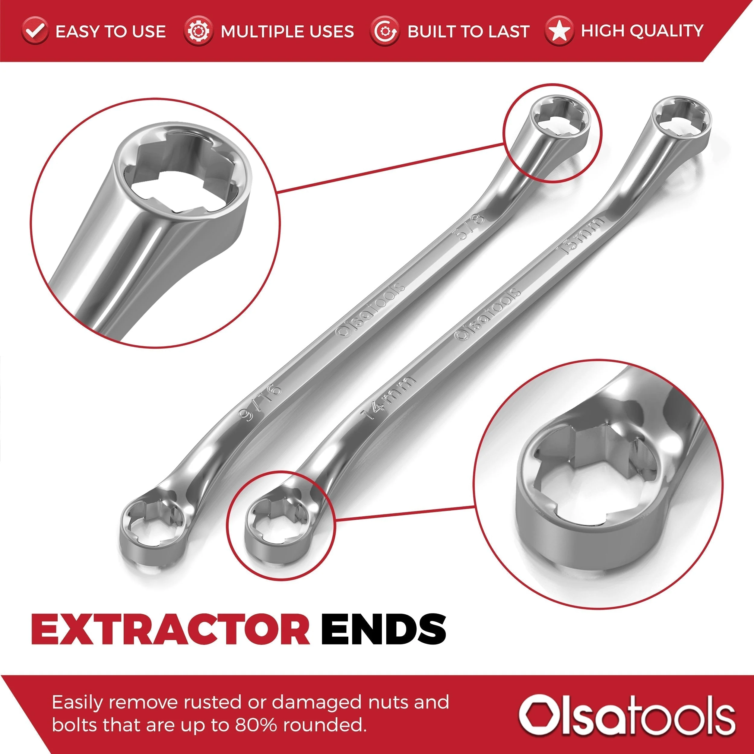 Bolt Extractor Wrench Sets - Image 10