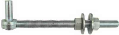 National Hardware 10 in. L Zinc-Plated Silver Steel Bolt Hook 1 pk - Image 2