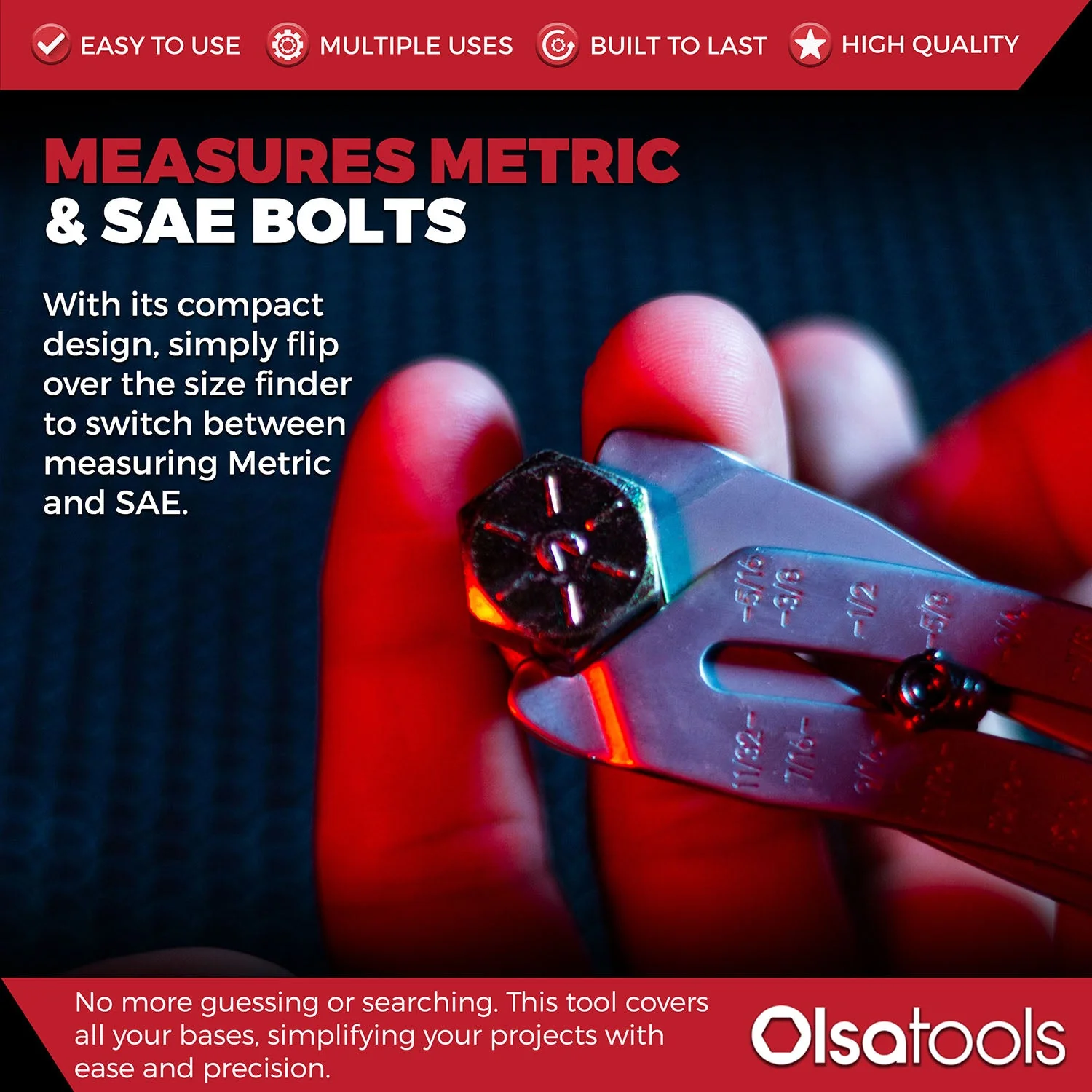 Bolt Size Finder Keychain - Image 4