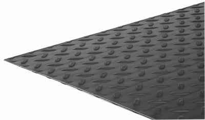 SteelWorks 0.07 in. X 12 in. W X 24 in. L Bright Aluminum Diamond Tread Plate - Image 2