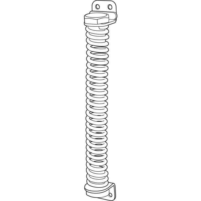 Prime-Line 1.5 in. D X 9 in. L Black Steel Gate Spring - Image 2