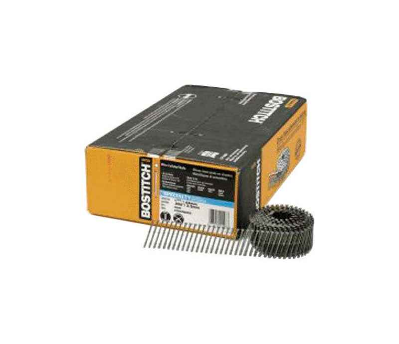 Bostitch 1-1/2 in. L X 11 Ga. Wire Coil Stainless Steel Siding Nails 15 deg 3,600 pk - Image 2