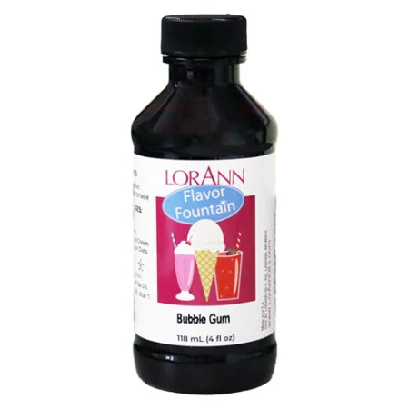Bubble Gum Flavor - 4 oz. - 32 oz. - Ice Cream and Beverage Flavors - LorAnn Oils - Canadian Distribution - Ships Free Within Canada on Orders Above CAD $199