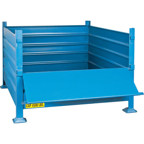 Bulk Stacking Containers, 30" H x 40.5" W x 48.5" D, 4500 lbs. Capacity - Image 2