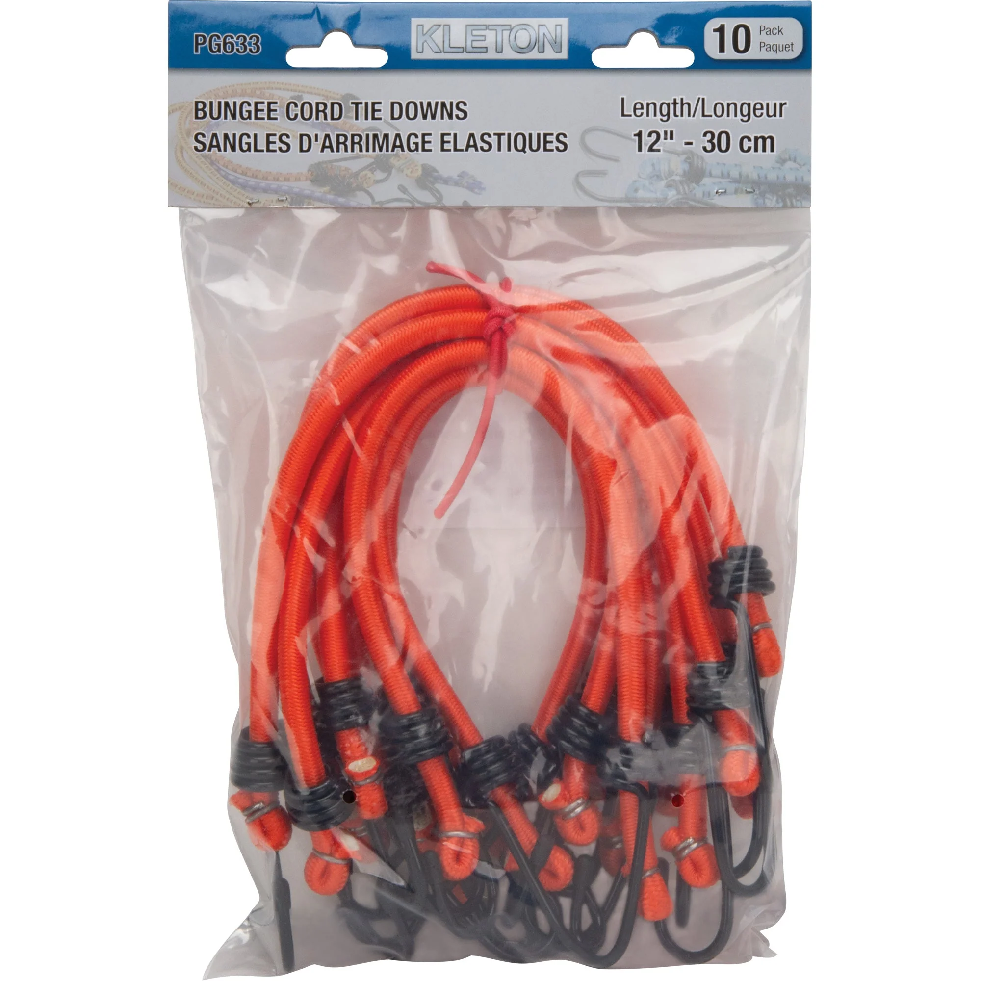 Bungee Cord Tie Downs, 12" - Image 2