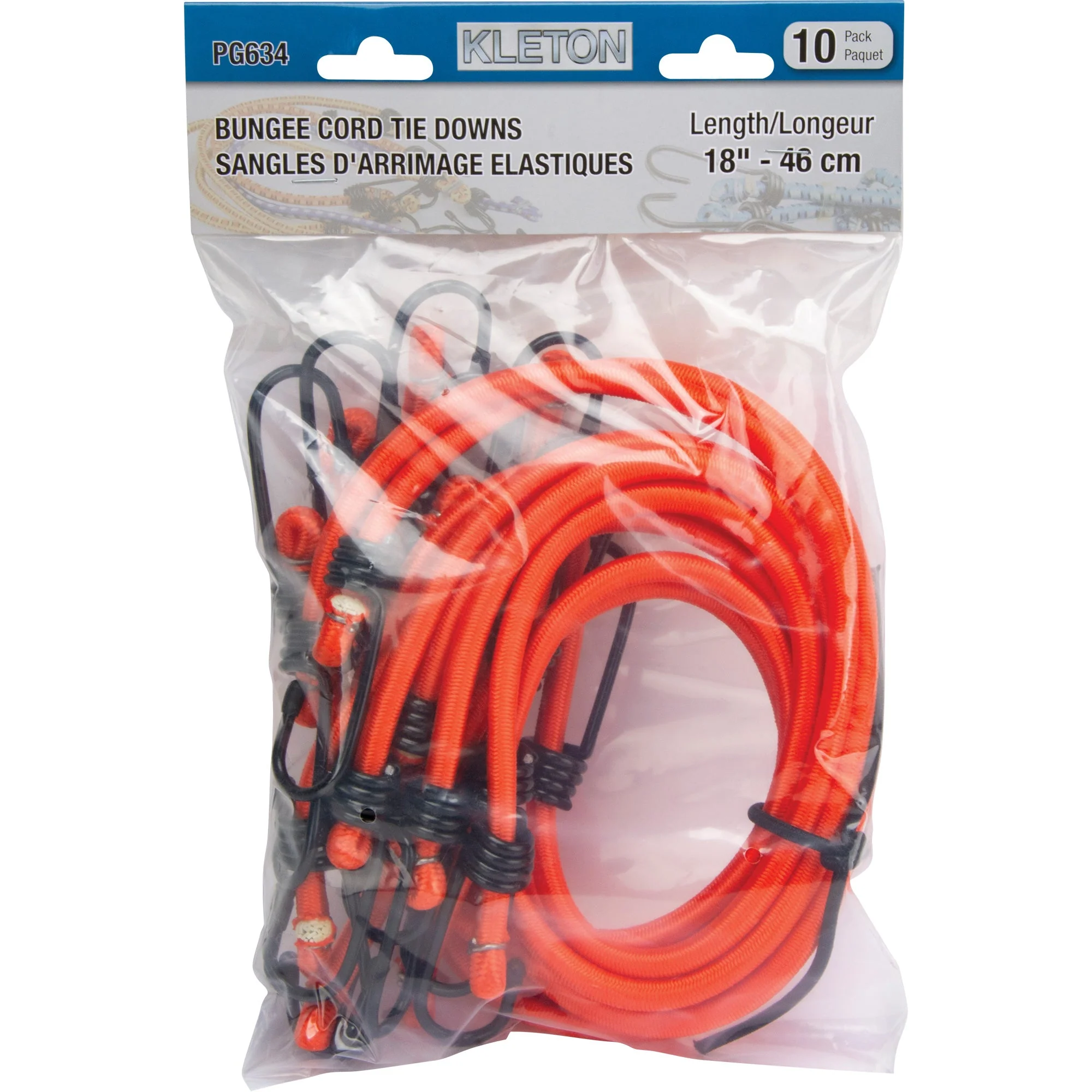 Bungee Cord Tie Downs, 18" - Image 2