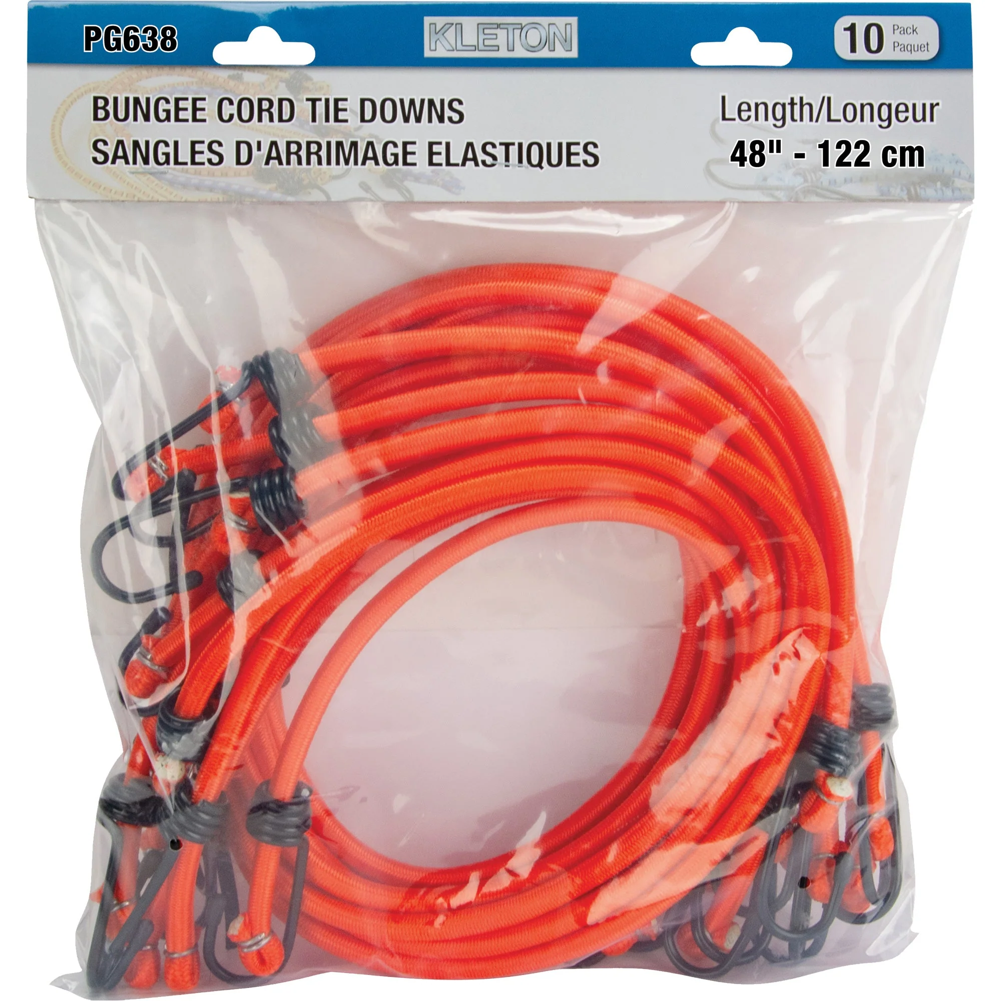 Bungee Cord Tie Downs, 48" - Image 2