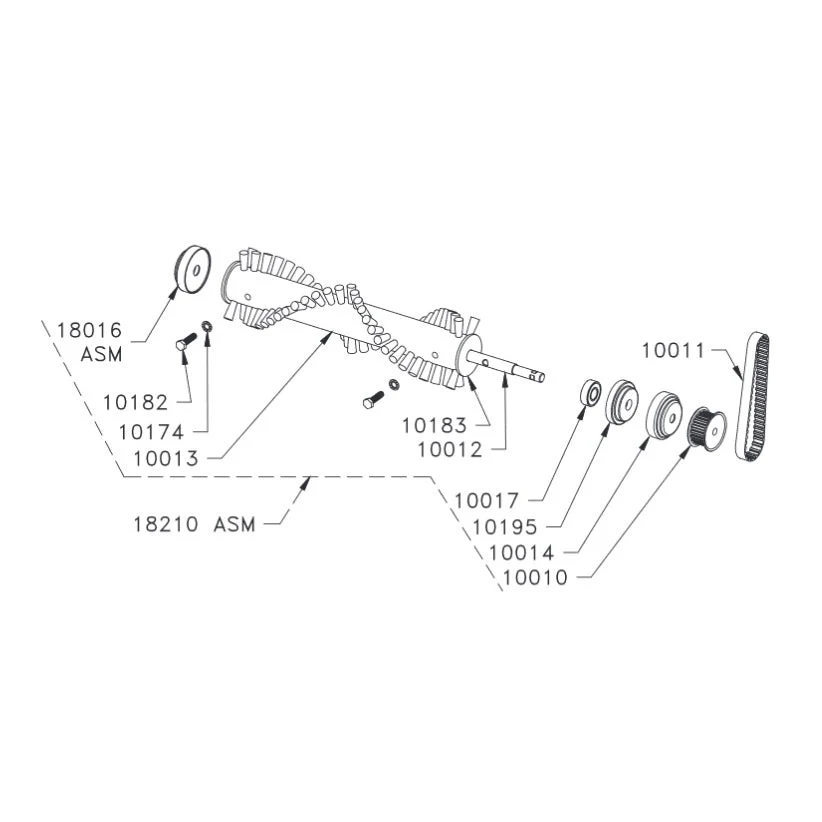 C-4 Belt Geared Drive Belt #10011 - Image 5
