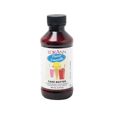 Cake Batter (White) Flavor - 4 oz. - 32 oz. - Ice Cream and Beverage Flavors - LorAnn Oils - Canadian Distribution - Ships Free Within Canada on Orders Above CAD $199