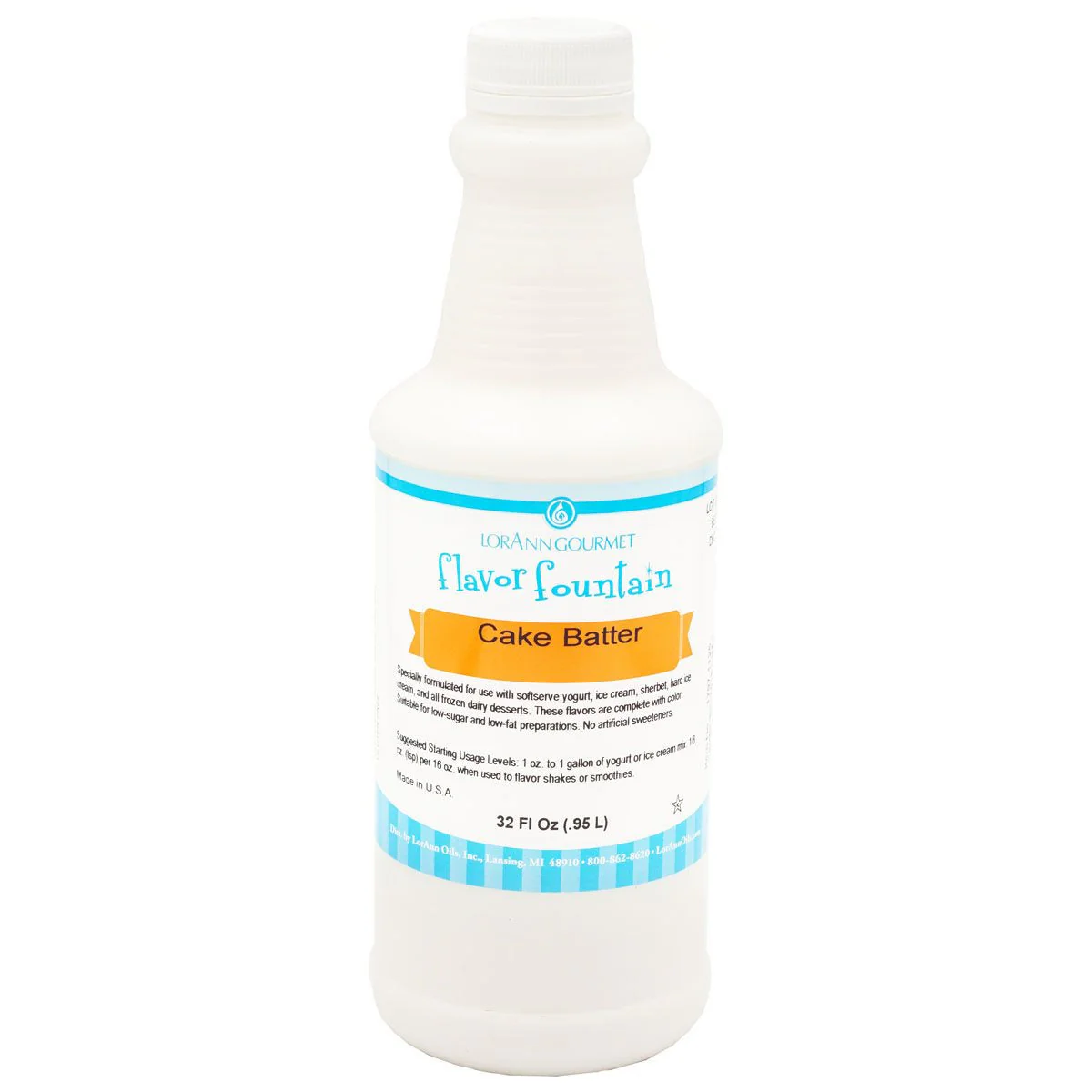 Cake Batter (White) Flavor - 4 oz. - 32 oz. - Ice Cream and Beverage Flavors - LorAnn Oils - Canadian Distribution - Ships Free Within Canada on Orders Above CAD $199 - Image 2