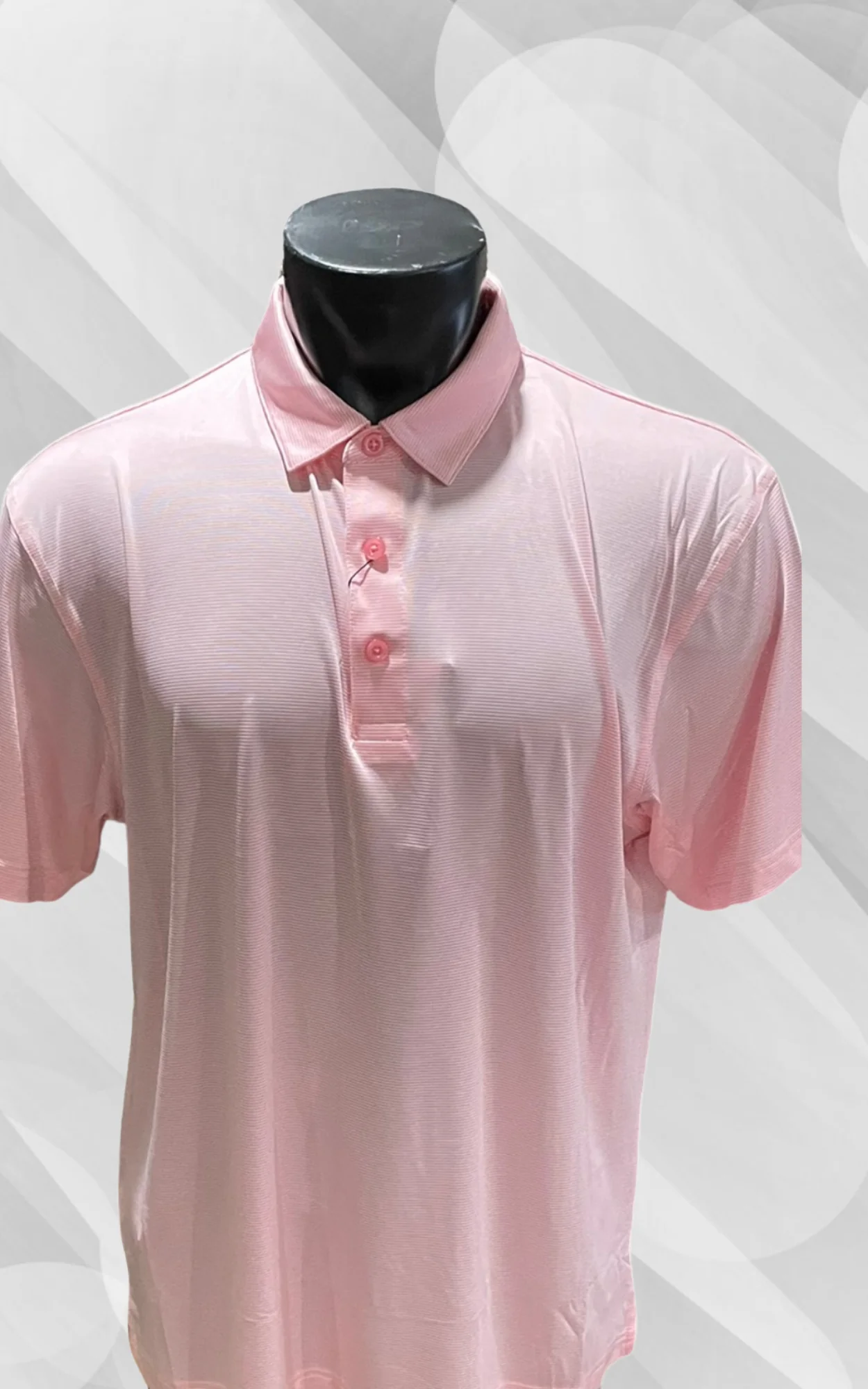 Callaway Mens Opti-Dri Mini Stripe Golf Polo #CGKS7086 - Image 2