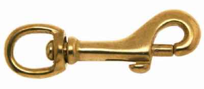 Campbell Chain 5/8 in. Dia. x 3-1/16 in. L Polished Bronze Bolt Snap 40 lb. (Pack of 10) - Image 2