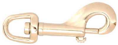 Campbell Chain 5/8 in. Dia. x 3-1/2 in. L Nickel-Plated Zinc Bolt Snap 80 lb. (Pack of 10) - Image 2