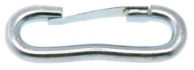 Campbell Chain 9/32 in. Dia. x 2-1/2 in. L Zinc-Plated Steel Breeching Snap 80 lb. (Pack of 10) - Image 2