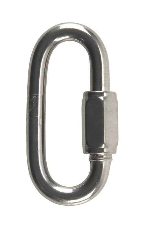 Campbell Chain Polished Stainless Steel Quick Link 1540 lb. 3 in. L (Pack of 10) - Image 4