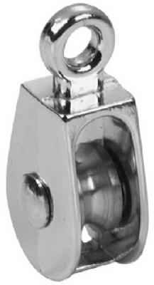 Campbell Chain 1/2 in. Dia. Nickel Copper Ridge Eye Single Sheave Rigid Eye Pulley (Pack of 10) - Image 2