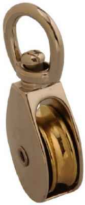Campbell Chain 3/4 in. Dia. Nickel Copper Swivel Eye Single Sheave Swivel Eye Pulley (Pack of 10) - Image 2