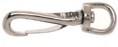 Campbell Chain 3/8 in. Dia. x 2-4/7 in. L Nickel-Plated Zinc Spring Snap 20 lb. (Pack of 10) - Image 2