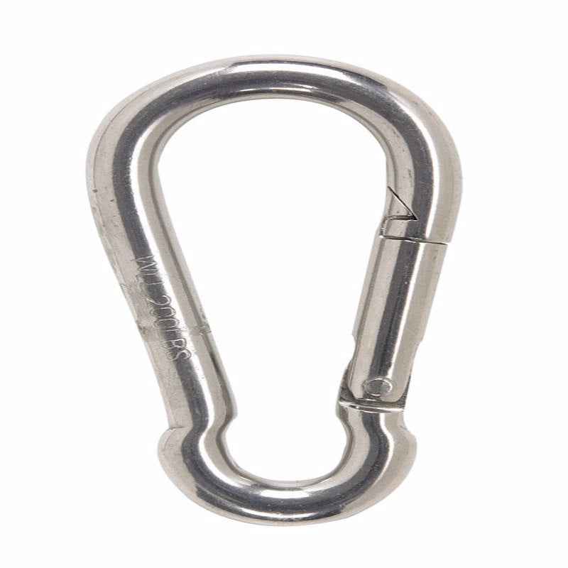 Campbell Chain 0.51 in. Dia. x 3-1/8 in. L Polished Stainless Steel Spring Snap 200 lb. (Pack of 10) - Image 3