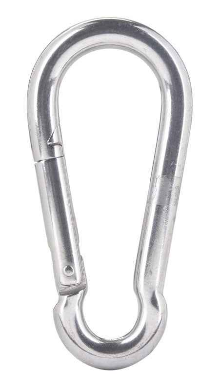 Campbell Chain 3/4 in. Dia. x 4-11/16 in. L Polished Stainless Steel Spring Snap 450 lb. (Pack of 10) - Image 3