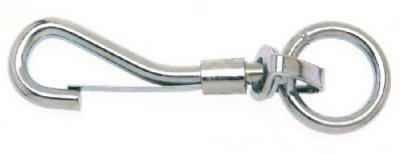 Campbell Chain 3/4 in. Dia. x 4-1/8 in. L Zinc-Plated Iron Spring Snap 80 lb. (Pack of 10) - Image 2