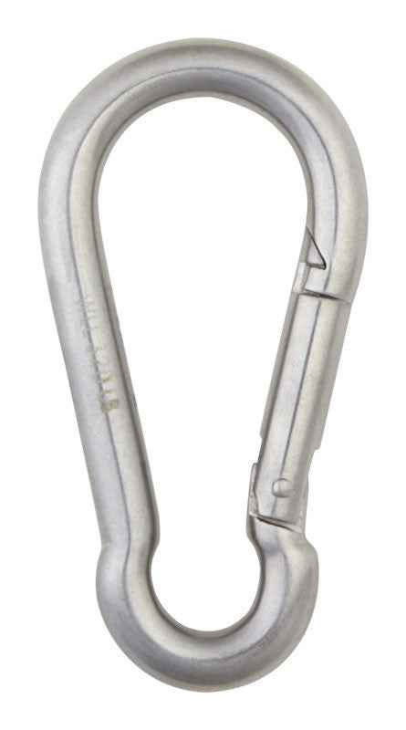 Campbell Chain 0.66 in. Dia. x 3-7/8 in. L Polished Steel Spring Snap 320 lb. (Pack of 10) - Image 4
