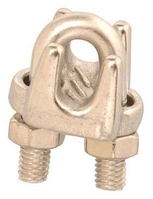 Campbell Chain Polished Stainless Steel Wire Rope Clip (Pack of 10) - Image 2