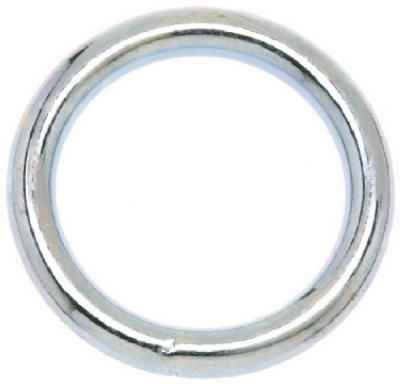 Campbell Chain Nickel-Plated Steel Welded Ring 200 lb. 1-2/3 in. L (Pack of 10) - Image 2