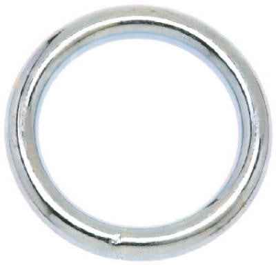 Campbell Chain Nickel-Plated Steel Welded Ring 200 lb. 1-2/3 in. L (Pack of 10) - Image 3