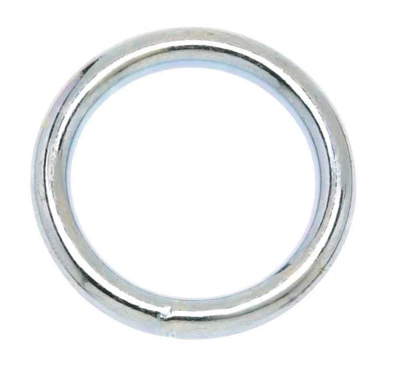Campbell Chain Nickel-Plated Steel Welded Ring 200 lb. 1-2/3 in. L (Pack of 10) - Image 4