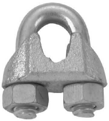 Campbell Chain Galvanized Malleable Iron Wire Rope Clip 3-1/16 in. L (Pack of 5) - Image 2