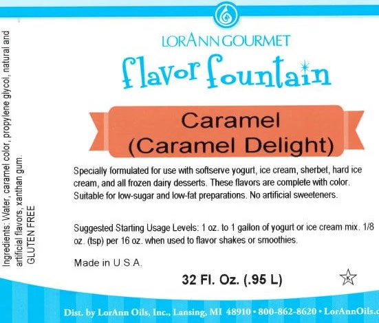 Caramel (Caramel Delight) Flavor - 4 oz. - 32 oz. - Ice Cream and Beverage Flavors - LorAnn Oils - Canadian Distribution - Ships Free Within Canada on Orders Above CAD $199 - Image 3