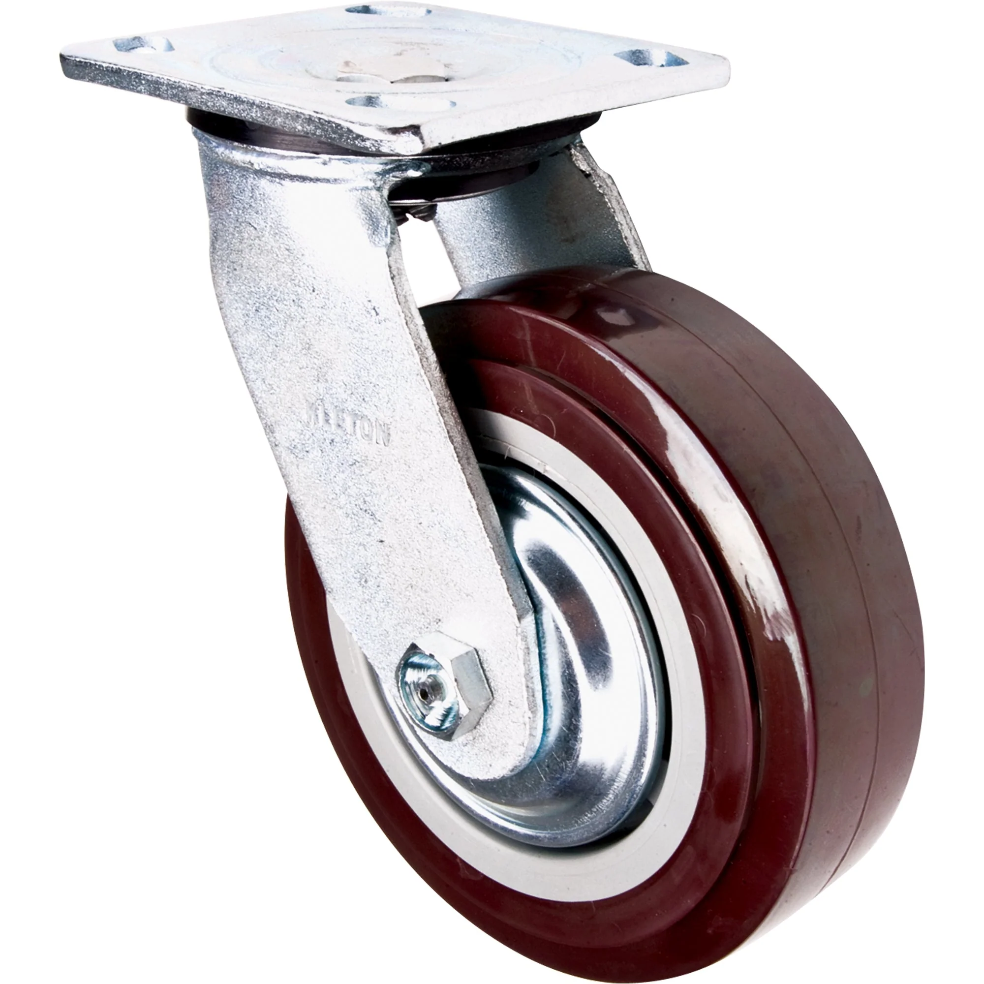 Caster, Swivel, 6" (152.4 mm), Polyurethane, 850 lbs. (385 kg.)