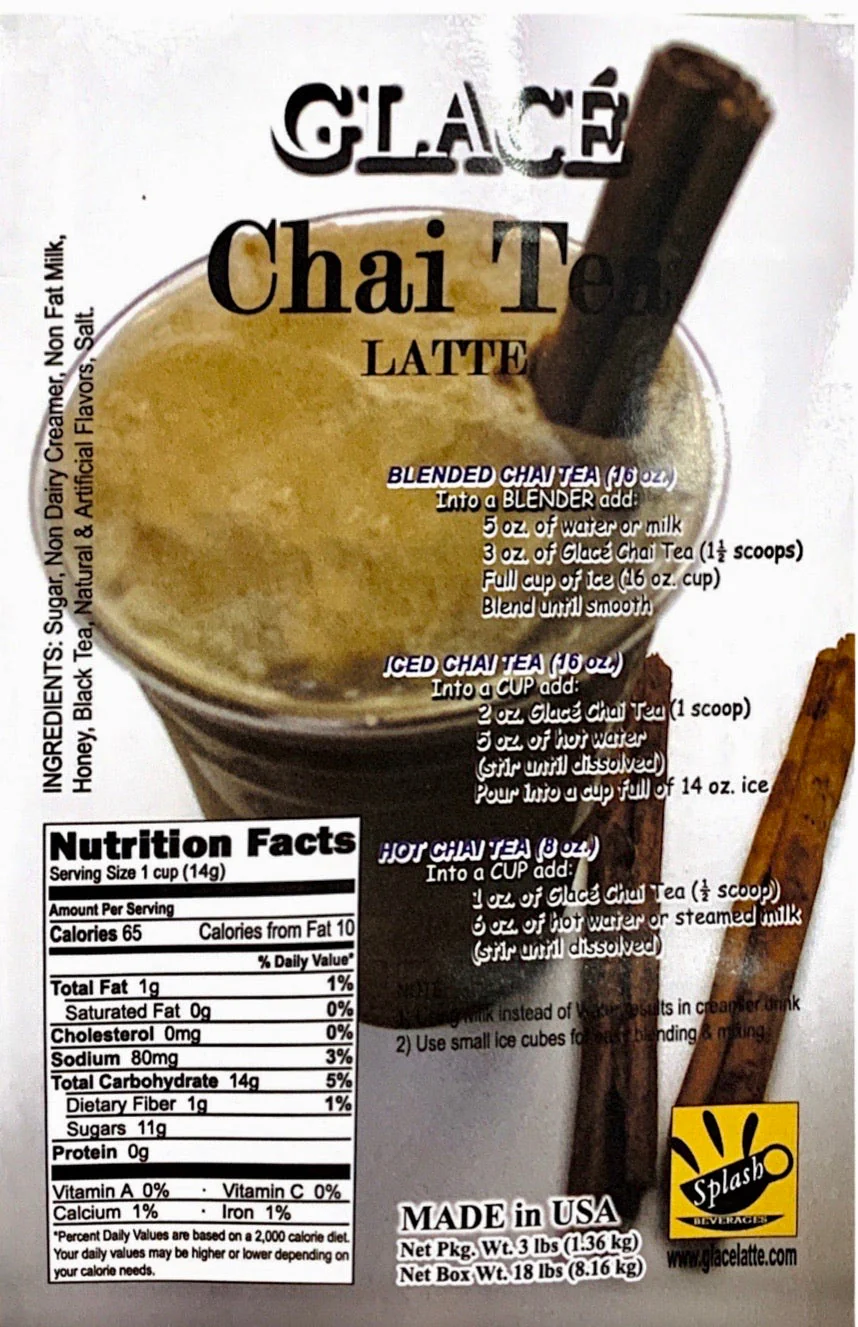 Chai Tea 4 in 1 Latte Bubble Tea / Latte and Frappe Mix - Ships Free Within Canada on Orders Above CAD $199 - Image 3