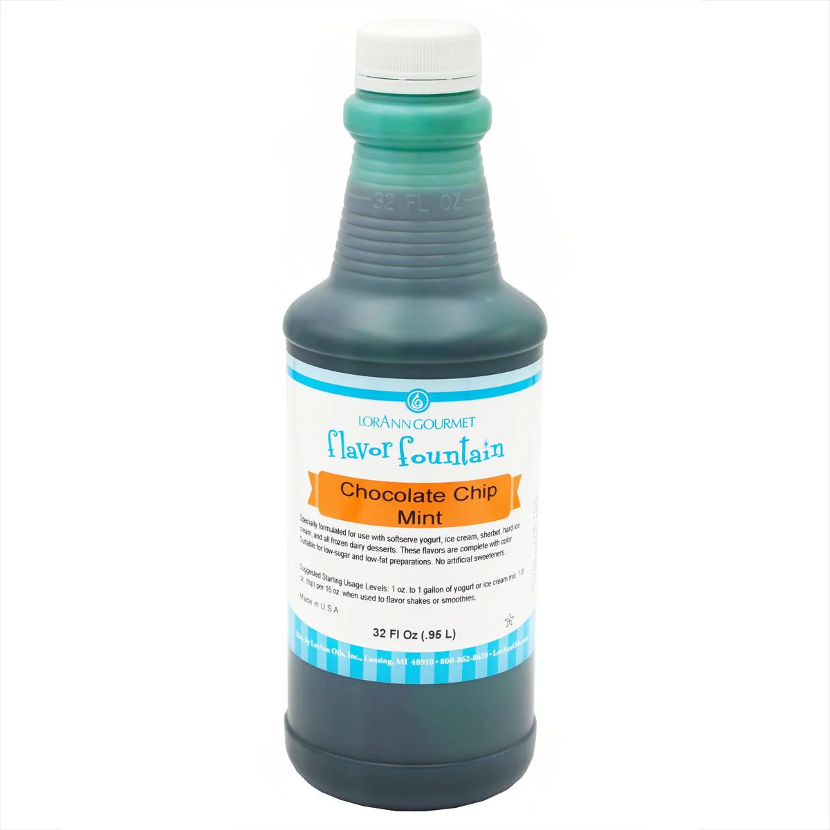 Chocolate Chip Mint Flavor - 4 oz. - 32 oz. - Ice Cream and Beverage Flavors - LorAnn Oils - Canadian Distribution - Ships Free Within Canada on Orders Above CAD $199 - Image 2