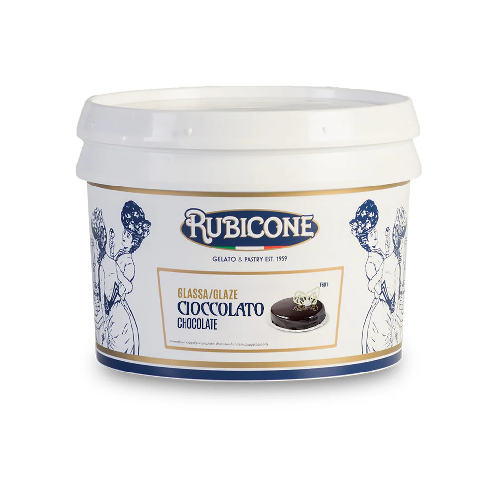 Chocolate Mirror Glaze - Chocolate Mirror Glaze - 3 KG Bucket - Bakery and Pastry - Rubicone Canada - Ships Free Within Canada on Orders Above CAD $199 - Image 2