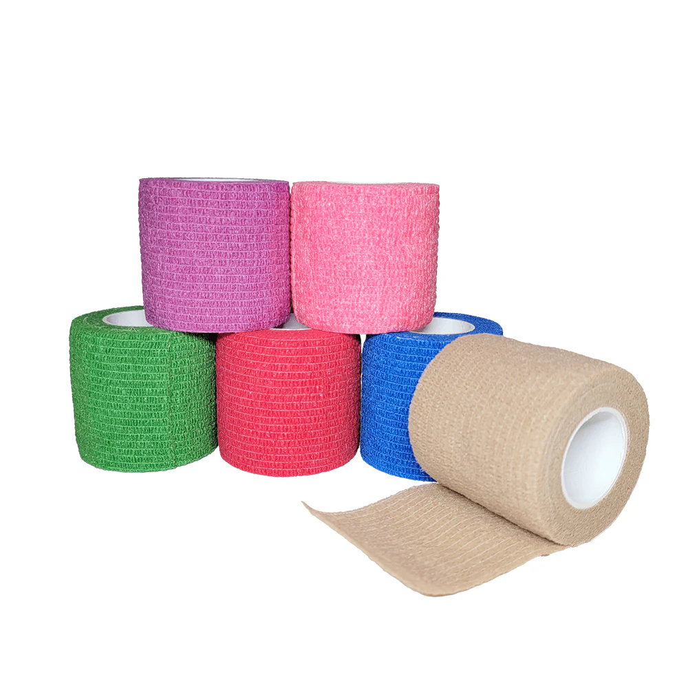 Cohesive Bandage, 2" x 5 YD, Self-Adhering Wrap Bandage - Image 2