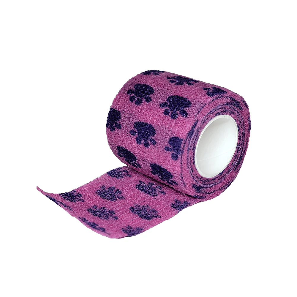 Cohesive Bandage, Veterinarian Wrap, 2" x 5 YD, Self-Adhering Wrap Bandage - Image 2